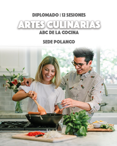 Diplomado en Artes Culinarias ABC de la Cocina 12 Sesiones