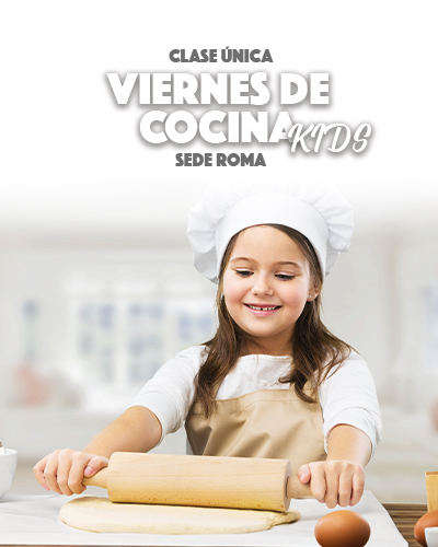 Clase Única Viernes de Cocina KIDS