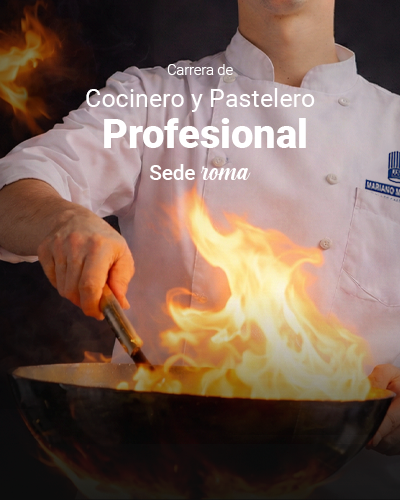 Carrera de Cocinero y Pastelero Profesional