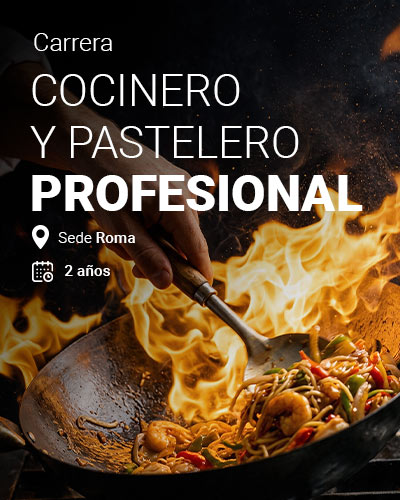 Carrera de Cocinero y Pastelero Profesional