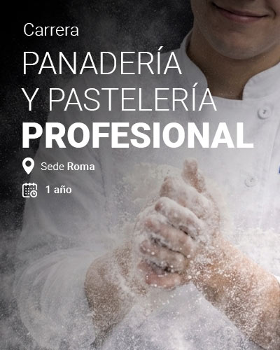 Carrera de Panadería y Pastelería Profesional